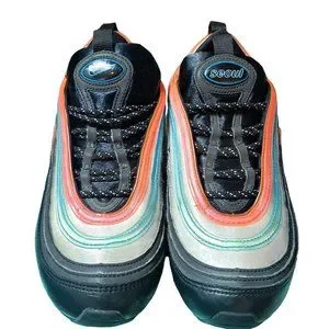 Nike Air Max 97 BLK/ Reflect Silver-Blue Lagoon Cl1503-001 US 8.5 Nike Air Max Seoul | Shoes | Nike Air Max 97 Blk Reflect  main image 2
